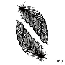Load image into Gallery viewer, Small Fresh Black Tattoo Stickers Waterproof Long Lasting Tattoo Stickers Arm Leg Chest Body Art Paste Painting Tattoo
