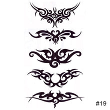 Load image into Gallery viewer, Small Fresh Black Tattoo Stickers Waterproof Long Lasting Tattoo Stickers Arm Leg Chest Body Art Paste Painting Tattoo
