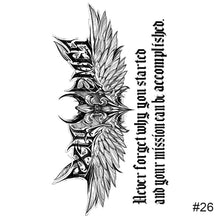 Load image into Gallery viewer, Small Fresh Black Tattoo Stickers Waterproof Long Lasting Tattoo Stickers Arm Leg Chest Body Art Paste Painting Tattoo

