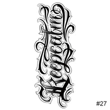 Load image into Gallery viewer, Small Fresh Black Tattoo Stickers Waterproof Long Lasting Tattoo Stickers Arm Leg Chest Body Art Paste Painting Tattoo
