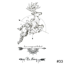Load image into Gallery viewer, Small Fresh Black Tattoo Stickers Waterproof Long Lasting Tattoo Stickers Arm Leg Chest Body Art Paste Painting Tattoo
