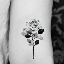 Load image into Gallery viewer, Small Fresh Black Tattoo Stickers Waterproof Long Lasting Tattoo Stickers Temporary Arm Leg Chest Body Art Tattoo
