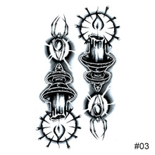 Load image into Gallery viewer, Small Fresh Black Tattoo Stickers Waterproof Long Lasting Tattoo Stickers Temporary Arm Leg Chest Body Art Tattoo
