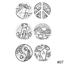 Load image into Gallery viewer, Small Fresh Black Tattoo Stickers Waterproof Long Lasting Tattoo Stickers Temporary Arm Leg Chest Body Art Tattoo
