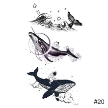 Load image into Gallery viewer, Small Fresh Black Tattoo Stickers Waterproof Long Lasting Tattoo Stickers Temporary Arm Leg Chest Body Art Tattoo
