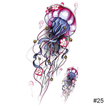 Load image into Gallery viewer, Small Fresh Black Tattoo Stickers Waterproof Long Lasting Tattoo Stickers Temporary Arm Leg Chest Body Art Tattoo
