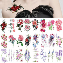Load image into Gallery viewer, Temporary Small Fresh Colorful Tattoo Stickers Waterproof Long Lasting Tattoo Stickers Body Art Paste Painting Tattoo
