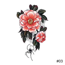Load image into Gallery viewer, Temporary Small Fresh Colorful Tattoo Stickers Waterproof Long Lasting Tattoo Stickers Body Art Paste Painting Tattoo

