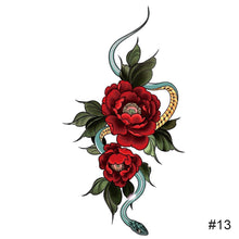 Load image into Gallery viewer, Temporary Small Fresh Colorful Tattoo Stickers Waterproof Long Lasting Tattoo Stickers Body Art Paste Painting Tattoo
