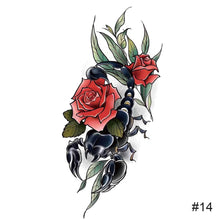 Load image into Gallery viewer, Temporary Small Fresh Colorful Tattoo Stickers Waterproof Long Lasting Tattoo Stickers Body Art Paste Painting Tattoo
