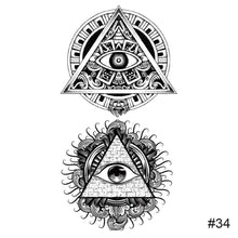 Load image into Gallery viewer, Temporary Small Fresh Colorful Tattoo Stickers Waterproof Long Lasting Tattoo Stickers Body Art Paste Painting Tattoo
