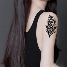 Load image into Gallery viewer, Temporary Small Fresh Black Tattoo Stickers Waterproof Long Lasting Tattoo Stickers Arm Leg Chest Body Art Tattoo
