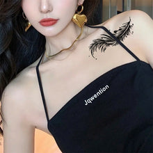 Load image into Gallery viewer, Temporary Small Fresh Black Tattoo Stickers Waterproof Long Lasting Tattoo Stickers Arm Leg Chest Body Art Tattoo
