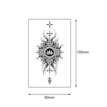 Load image into Gallery viewer, Temporary Small Fresh Black Tattoo Stickers Waterproof Long Lasting Tattoo Stickers Arm Leg Chest Body Art Tattoo

