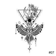 Load image into Gallery viewer, Temporary Small Fresh Black Tattoo Stickers Waterproof Long Lasting Tattoo Stickers Arm Leg Chest Body Art Tattoo
