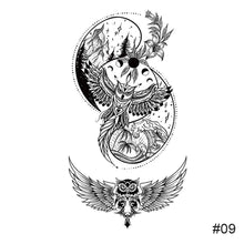 Load image into Gallery viewer, Temporary Small Fresh Black Tattoo Stickers Waterproof Long Lasting Tattoo Stickers Arm Leg Chest Body Art Tattoo
