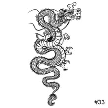 Load image into Gallery viewer, Temporary Small Fresh Black Tattoo Stickers Waterproof Long Lasting Tattoo Stickers Arm Leg Chest Body Art Tattoo
