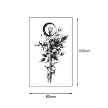 Load image into Gallery viewer, Small Fresh Black Tattoo Stickers Waterproof Long Lasting Tattoo Stickers Body Art Tattoo For Women Men
