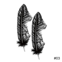 Load image into Gallery viewer, Small Fresh Black Tattoo Stickers Waterproof Long Lasting Tattoo Stickers Body Art Tattoo For Women Men
