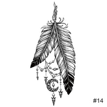 Load image into Gallery viewer, Small Fresh Black Tattoo Stickers Waterproof Long Lasting Tattoo Stickers Body Art Tattoo For Women Men
