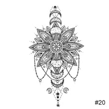 Load image into Gallery viewer, Small Fresh Black Tattoo Stickers Waterproof Long Lasting Tattoo Stickers Body Art Tattoo For Women Men

