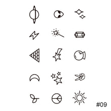 Load image into Gallery viewer, Temporary Small Fresh Tattoo Stickers Waterproof Long Lasting Tattoo Stickers Arm Leg Chest Body Art Tattoo
