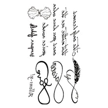 Load image into Gallery viewer, Small Fresh Tattoo Stickers Waterproof Long Lasting Tattoo Stickers Arm Leg Chest Body Art Tattoo For Women Men
