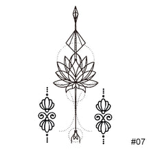 Load image into Gallery viewer, Small Fresh Tattoo Stickers Waterproof Long Lasting Tattoo Stickers Arm Leg Chest Body Art Tattoo For Women Men
