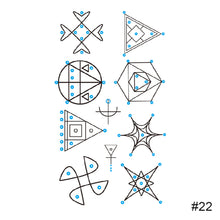 Load image into Gallery viewer, Small Fresh Tattoo Stickers Waterproof Long Lasting Tattoo Stickers Arm Leg Chest Body Art Tattoo For Women Men
