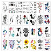 Load image into Gallery viewer, Temporary Small Fresh Tattoo Stickers Waterproof Durable Tattoo Stickers Arm Leg Chest Body Art Tattoo For Women Men
