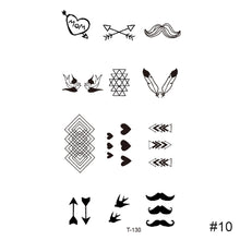 Load image into Gallery viewer, Temporary Small Fresh Tattoo Stickers Waterproof Durable Tattoo Stickers Arm Leg Chest Body Art Tattoo For Women Men
