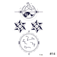 Load image into Gallery viewer, Temporary Small Fresh Tattoo Stickers Waterproof Durable Tattoo Stickers Arm Leg Chest Body Art Tattoo For Women Men
