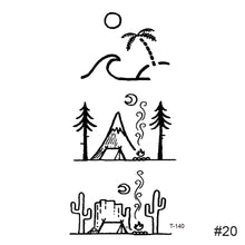 Load image into Gallery viewer, Temporary Small Fresh Tattoo Stickers Waterproof Durable Tattoo Stickers Arm Leg Chest Body Art Tattoo For Women Men
