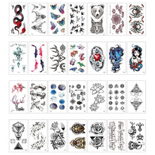 Load image into Gallery viewer, Temporary Small Fresh Tattoo Stickers Waterproof Long Lasting Tattoo Stickers Body Art Tattoo For Women Men
