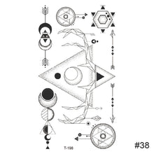 Load image into Gallery viewer, Temporary Small Fresh Tattoo Stickers Waterproof Long Lasting Tattoo Stickers Body Art Tattoo For Women Men
