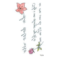 Load image into Gallery viewer, Small Fresh Tattoo Stickers Waterproof Long Lasting Tattoo Stickers Temporary Tattoo Stickers Body Art Tattoo
