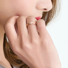 Load image into Gallery viewer, Popular Fashion Stainless Steel Diamond Ring Couple Ring Micro Set Zircon Ring Simple Design for Women Men
