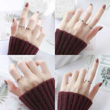 Load image into Gallery viewer, Titanium Steel Rings Minimalist Stainless Steel Thin Ring Cubic Zircon For Women Men Jewelry Accessories Valentine'S Day Gifts
