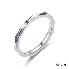 Load image into Gallery viewer, 3mm Titanium Steel Thin Ring Couple Stainless Steel Ring Hand Jewelry Simple Design Wedding Rings for Women Men

