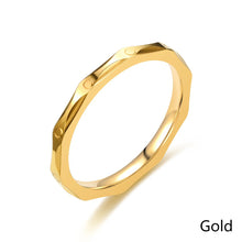 Load image into Gallery viewer, 3mm Titanium Steel Thin Ring Couple Stainless Steel Ring Hand Jewelry Simple Design Wedding Rings for Women Men
