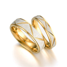 Load image into Gallery viewer, Titanium Rings 4mm 6mm Korean Fashion Stainless Steel Ring Simple Couple Ring Wedding Rings for Men Women
