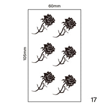 Load image into Gallery viewer, Small Fresh Tattoo Stickers Body Art Tattoo Waterproof Temporary Tattoo Stickers Long Lasting Tattoo Stickers for Women Men

