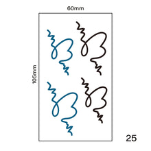 Load image into Gallery viewer, Small Fresh Tattoo Stickers Body Art Tattoo Waterproof Temporary Tattoo Stickers Long Lasting Tattoo Stickers for Women Men

