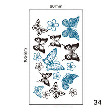 Load image into Gallery viewer, Small Fresh Tattoo Stickers Body Art Tattoo Waterproof Temporary Tattoo Stickers Long Lasting Tattoo Stickers for Women Men
