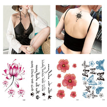 Load image into Gallery viewer, Small Fresh Tattoo Stickers Harajuku Style Tattoo Stickers Waterproof Long Lasting Tattoo Stickers Temporary Body Art Tattoo
