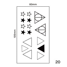 Load image into Gallery viewer, Small Fresh Tattoo Stickers Harajuku Style Tattoo Stickers Waterproof Long Lasting Tattoo Stickers Temporary Body Art Tattoo
