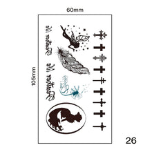 Load image into Gallery viewer, Small Fresh Tattoo Stickers Harajuku Style Tattoo Stickers Waterproof Long Lasting Tattoo Stickers Temporary Body Art Tattoo
