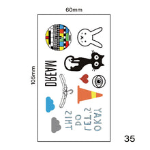 Load image into Gallery viewer, Small Fresh Tattoo Stickers Harajuku Style Tattoo Stickers Waterproof Long Lasting Body Art Tattoo Stickers
