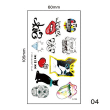 Load image into Gallery viewer, Small Fresh Tattoo Stickers Harajuku Style Tattoo Stickers Body Art Tattoo Waterproof Long Lasting Tattoo Stickers
