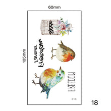 Load image into Gallery viewer, Small Fresh Tattoo Stickers Harajuku Style Tattoo Stickers Body Art Tattoo Waterproof Long Lasting Tattoo Stickers

